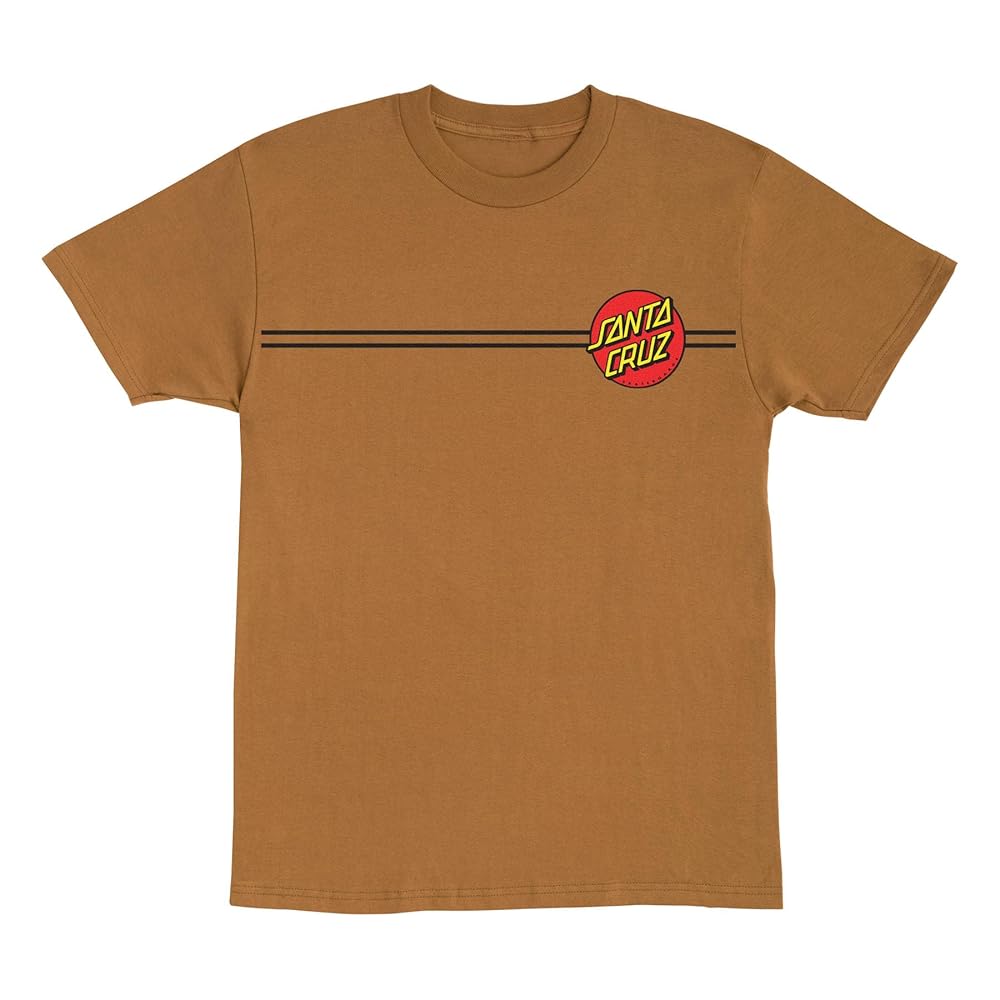 SANTA CRUZ Classic Dot S/S Heavyweight T-Shirt Brown Sugar